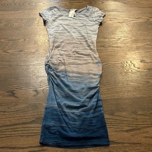 Hard Tail Blue and Gray Ombre Dress